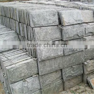 Green Slate Mushroom Stone Wall Cladding,Natural Decorative Stone thumbnail-1