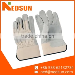 Hot Sales Working Leather Construction Safety Gloves thumbnail-1