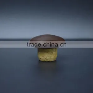 Plastic Cap With Wooden Cork for Glass Bottle Custom Design Stopper thumbnail-1