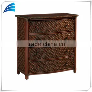 Rattan Wicker Home Furniture Drawer Chest thumbnail-1