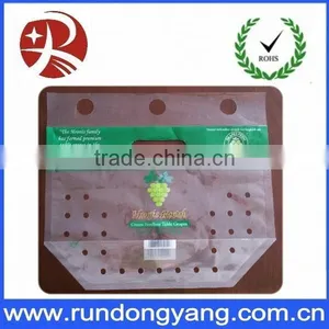 Transparent Slider Zipper Zip Lock Fruit Bag for Grape thumbnail-3