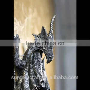 3d Wall Decor Artificial Resin Wall Hanging Dragon Figurine thumbnail-3