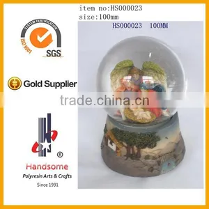 Xmas Religious Design Resin Xmas Ball Xmas Water Globe thumbnail-1
