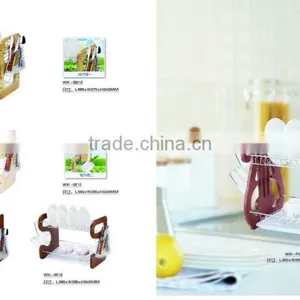 3 Layer Dish Organizer/ Plastic Dish Drainer With Plastic Handle thumbnail-6