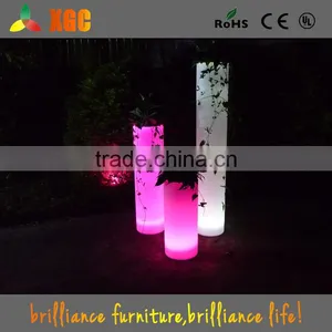 Led Light Pots/Led Illuminate Flower Pot/Outdoor Solar Led Plant Pot Light thumbnail-2