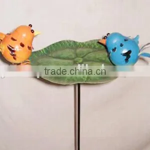 YS88311 Birds on the Leaf Metal Stick Decoration Made in Xiamen With Size 10.5*6*40" thumbnail-1