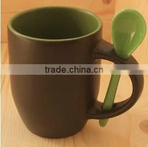 Ceramic Color Cup With Scoop thumbnail-1