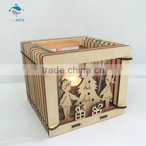 2015 New Arrival Table Decoration Hand Carved Wooden Lighting thumbnail-1