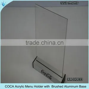 Acrylic Hot Bend Desk Menu Holder thumbnail-3