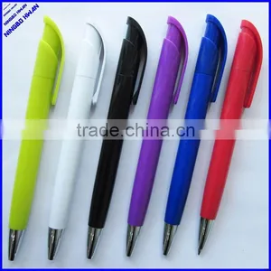 2017 Hot Selling Logo Printed Advertising Cheap Ballpoint Plastic Pen thumbnail-1