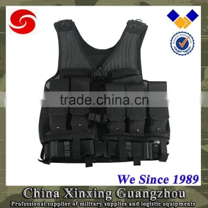Molle Weaving Strap Tactical Vest Jacket With Different Pouch for Army Military Security thumbnail-2