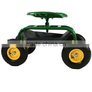 GS-01 Steel Rolling Garden Cart/seat thumbnail-2