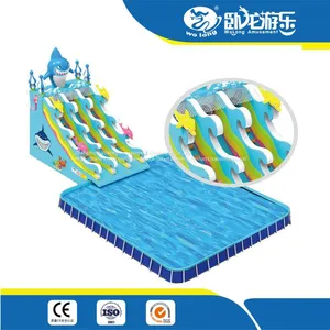 Water Games Inflatable Pool Slide On Water thumbnail-1