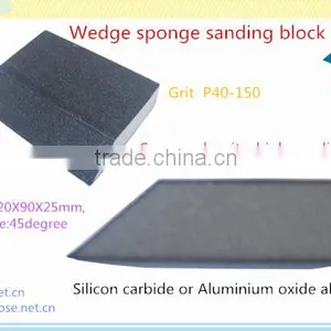 Wedge Silicon Carbide or Aluminium Oxide Abrasive Sponge Sanding Block thumbnail-2