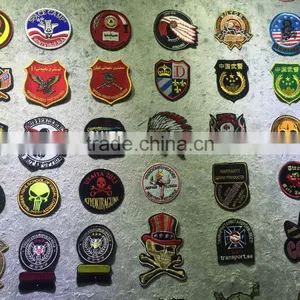 P001-009 Customized Large Embroidery Patches Products Embroidered Logo Applique for Caps Clothes Etcx thumbnail-1