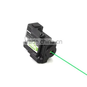 New Improved Design Tactical Sub Compact Rechargeable Pistol Green Laser Sight With Tail Pad Switch thumbnail-2