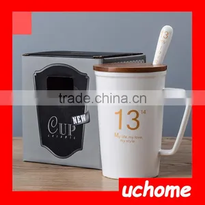UCHOME Good Quality Ceramic Mug Couple Mugs For Valentines Day thumbnail-5