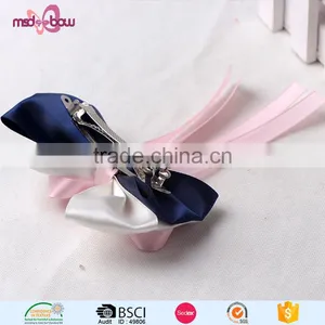 Fashion Design Ribbon Bow Alligator Korean Hair Clip for Girls thumbnail-5