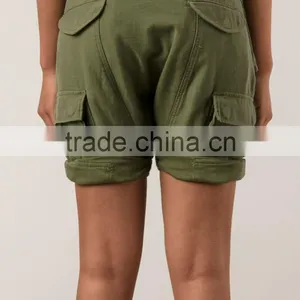 Army Green Women's Shorts thumbnail-3