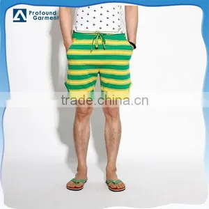 Fashion Design Summer Cool Plus Size Men Striped Shorts China Supplier thumbnail-1