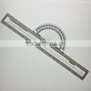 Kearing Brand Manufacture High Quality Transplant Flexible Fixed Plotter, Plastic Aviation Ruler for Pilot Training # CP-1 thumbnail-2