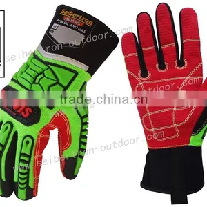 EN388 4543 Durable Oil and Gas Cut Level 5 High Impact Protection Working Safety Gloves thumbnail-1