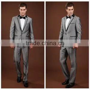 Dark Gray Coat Pant Suits for Men thumbnail-1