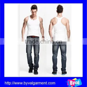 Mens Blank Tight Athletic Tank Top Wholesale thumbnail-6