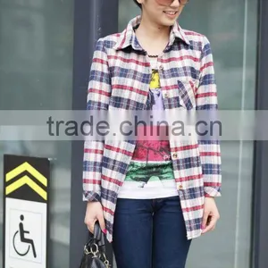 Women's Check Flannel Shirt thumbnail-1