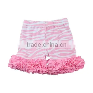 2017 Best Seller Wholesale Sweat Shorts Ruffle Icing Shorts Baby Boutique Wholesale thumbnail-3