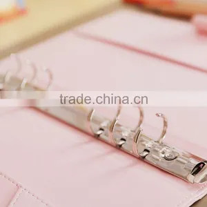 A6 Leather Loose Leaf Palnner Customizable Japanese Daily Diary Planner 6 Holes Binder Notebook With Elastic Band thumbnail-5