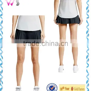 Hot Sexy Cheap Sports Pleated Dress Women's Fitness Tennis Skirt Wholesale thumbnail-3