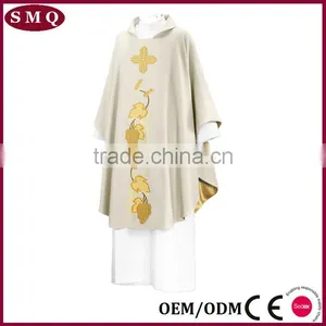 2017 Factory Supply Jacquard Costume Wholesale Purple Chasuble thumbnail-4