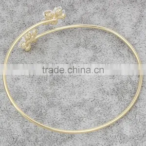 Adjustable Wire Bangle Bracelet Wholesale Fashion Zinc Alloy Bangle Brand Bangle thumbnail-2