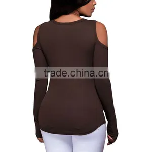 Wholesale Sexy Women Long Sleeve Bodysuit Blouse Top For Wholesale 2017 thumbnail-5