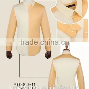 New Colorful Contrast Stylish 100% Cotton Fashion Shirts for Men thumbnail-3