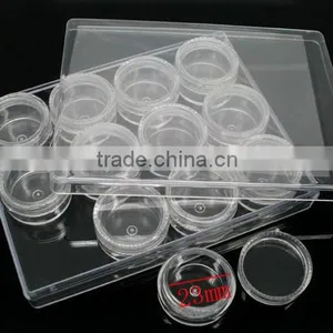 1 Set (12PCs) Clear Beads Display Storage Case Box 30mmx17mm,8seasons thumbnail-1
