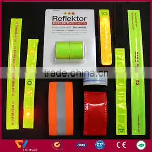 Glow in the Dark Custom Promotion Gift Pvc Reflective Snap Wrap thumbnail-3
