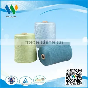 Different Yarn Counts 20/2 20/3 40/2 50/2 60/2 60/3 100 Polyester Spun Yarn Dyed thumbnail-1