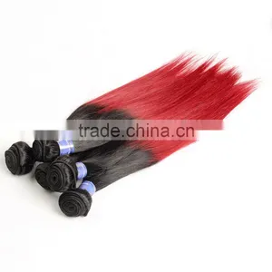 Factory Wholesale Price 7A Grade Ombre Hair 1b/burg Silky Straight Peruvian Human Hair thumbnail-3