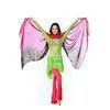 Mixed Color Belly Dance Wear Outfit For Children Silk Veil With Big Size thumbnail-1