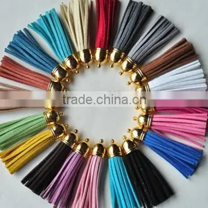 Decorative and Fashion Colorful Custom Leather Tassels for Handbag thumbnail-1