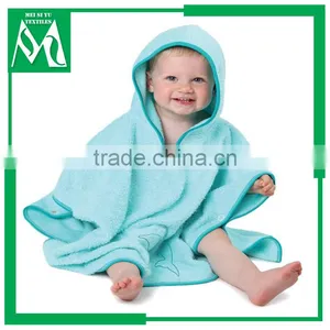 Baby Hooded Poncho Towel Robe 100% Cotton Fabric thumbnail-1