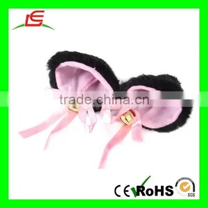 Plush Cat Ears Hair Clip Anime Party Decorations With Bell thumbnail-1