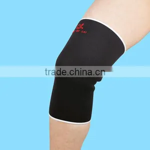 Black Stretch Neoprene Leg Knee Support Brace Padding thumbnail-1