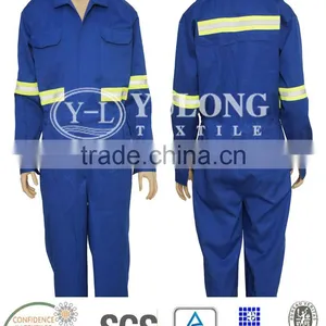 En20471 Manufacture Wholesale Fire Resistant Coverall With Reflective Tape for Road Safety thumbnail-1