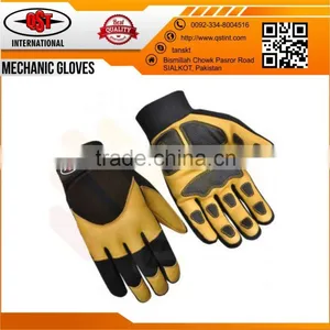 WINTER Mechanics Lined Pigskin Gloves Leather Work Riding thumbnail-3