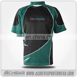 Custom Cheap Price Top Quality Rugby Jersey for Men thumbnail-3