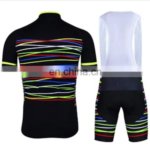 New Fashion Riding Jersey Cycling Bib Shorts Printed Bicycle Sportswear Bike Bib Shorts 3D Coolmax Padded thumbnail-2