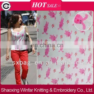 Single Jersey Knitting Printed 100 Cotton Fabric Prices for Garment thumbnail-1